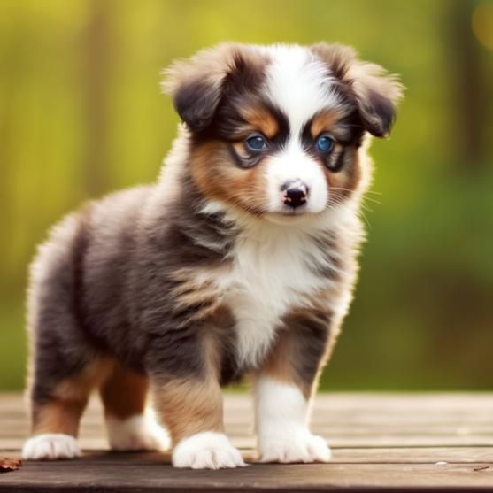 small Aussiechon puppy Aussiechon puppy